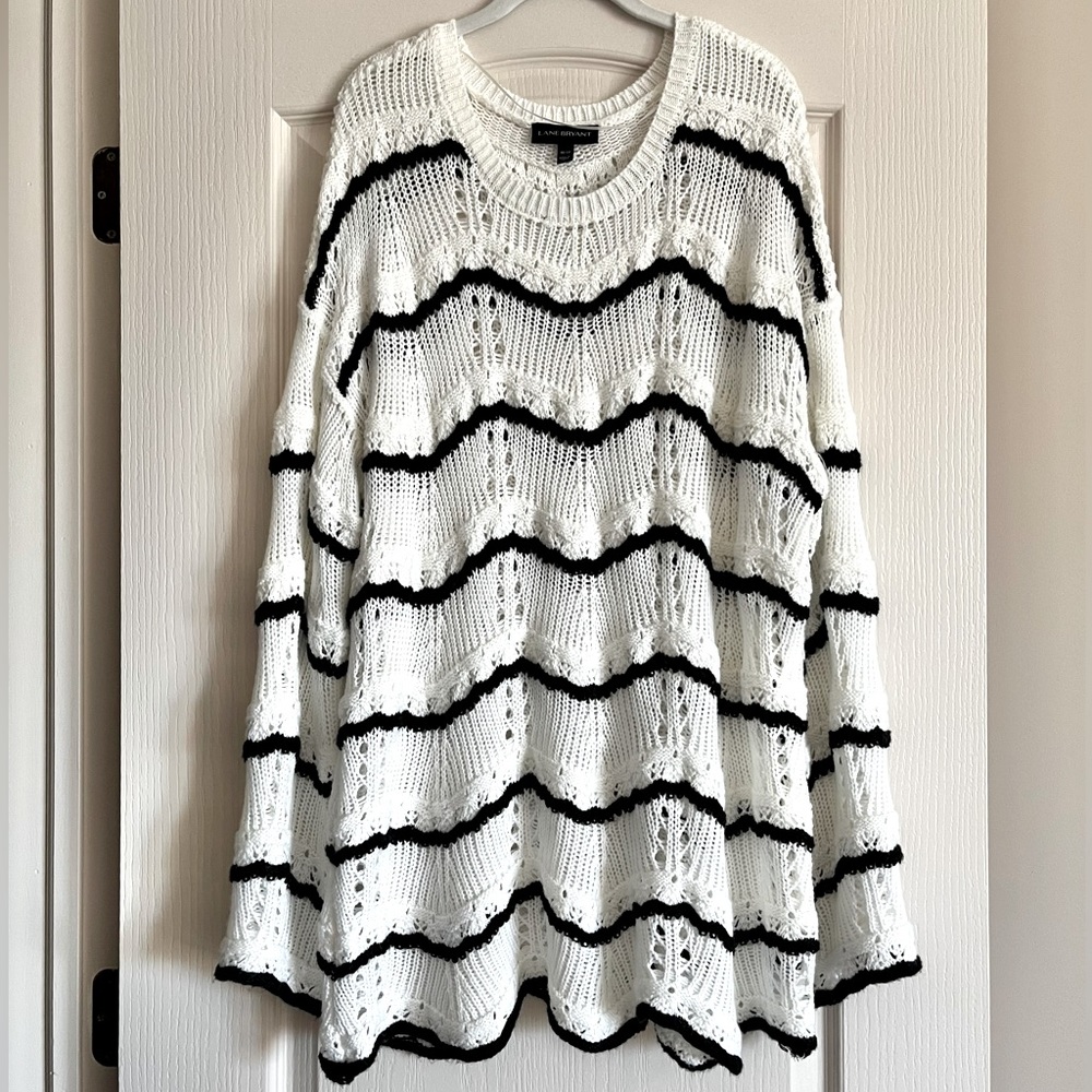 Lane Bryant Open Knit Sweater